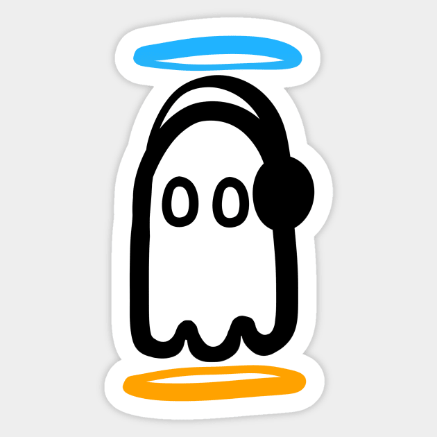 Napstablook Portal Sticker by Deluxion